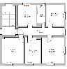 Grundriss Wo 5 - 3. OG links