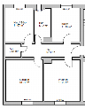 Grundriss Wo 6 - 3. OG rechts