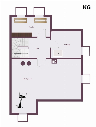 Grundriss WE2 KG